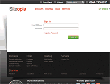 Tablet Screenshot of cp.siteopia.com